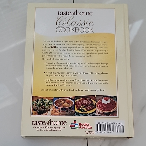 Taste of Home Classic Cookbook - Picture 2 of 2